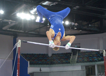 İdman gimnastikası üzrə 22-ci Bakı Çempionatı və Birinciliyi. Kişilər arasında çoxnövçülük finalı və mükafatlandırma mərasimi. Bakı, Azərbaycan, 03 oktyabr 2015